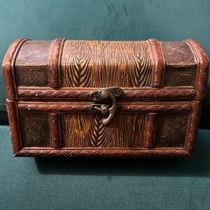Vintage Style Wooden Chest